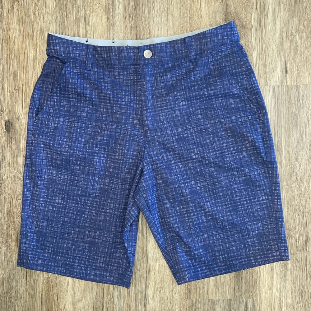 Puma Golf Shorts Navy Blue and Gray Size 32